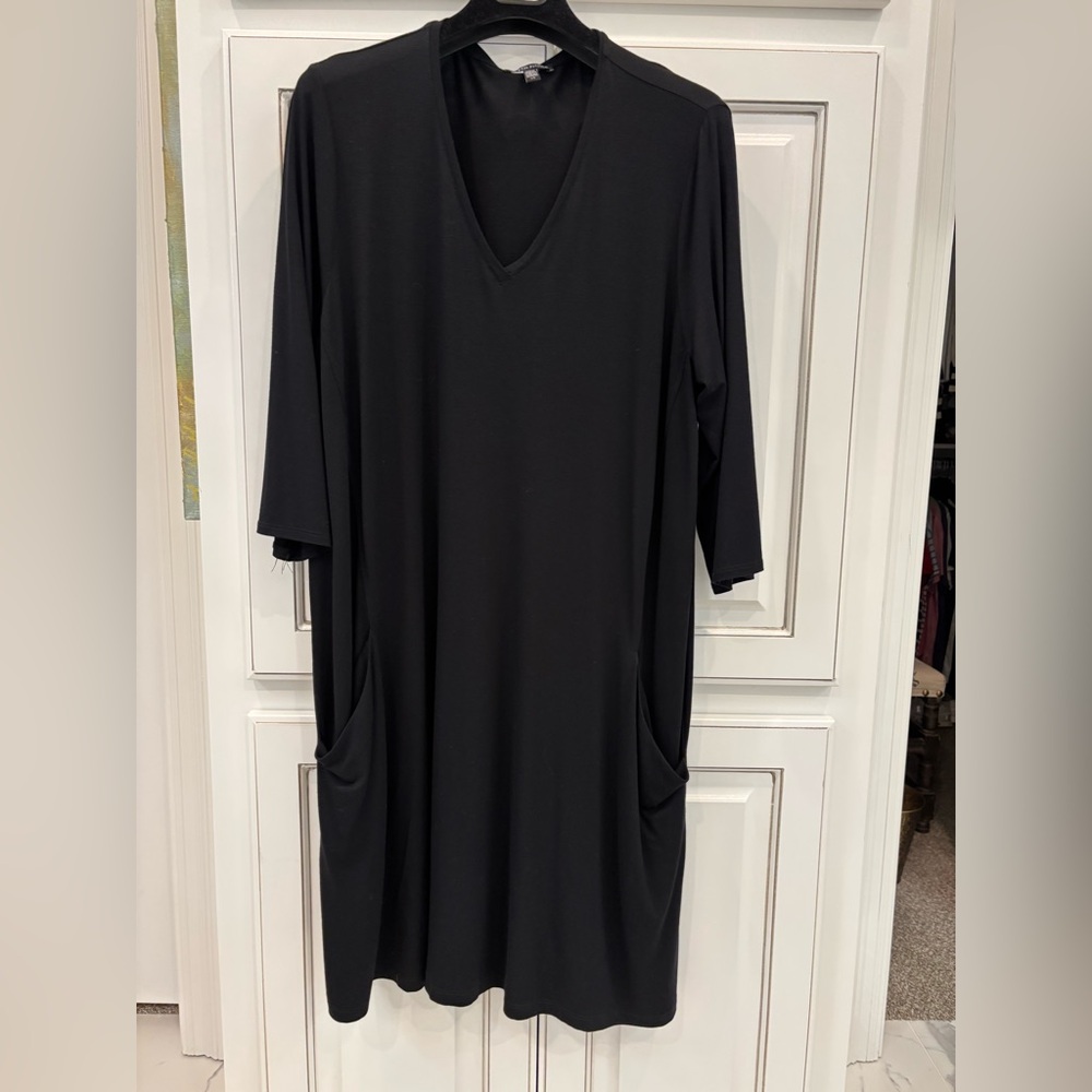 Eileen Fisher Elegant Black Dress